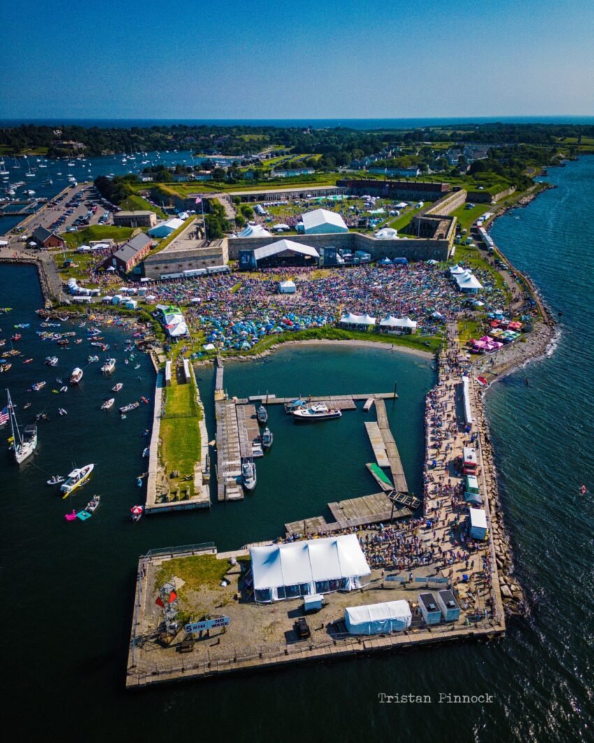 Newport Folk Festival 2023 Friday Drone