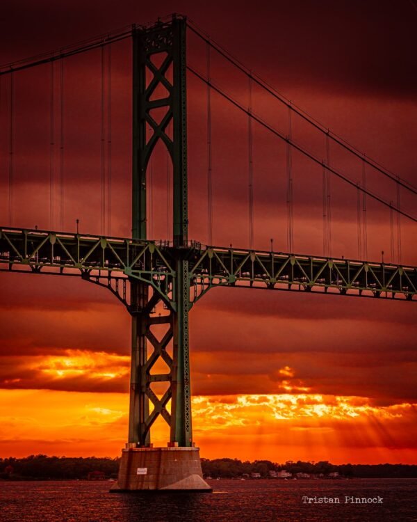 Sakonnet Point Sunset From The Breakwater - Tristan Pinnock Photography