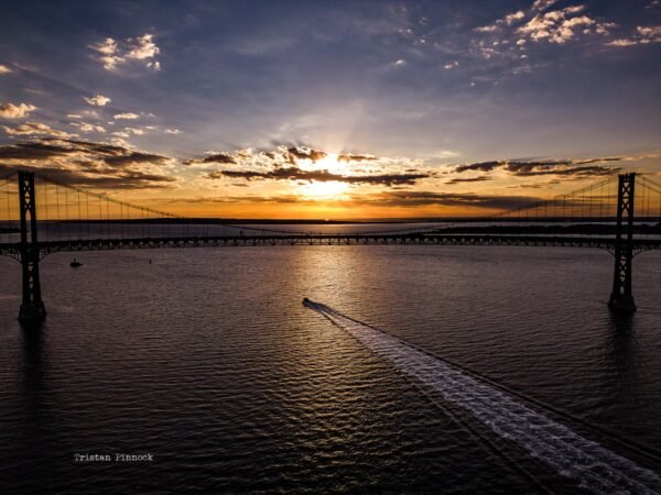 Mount Hope Bridge Sunset Oct 24