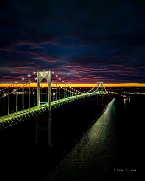 Newport Bridge Twilight