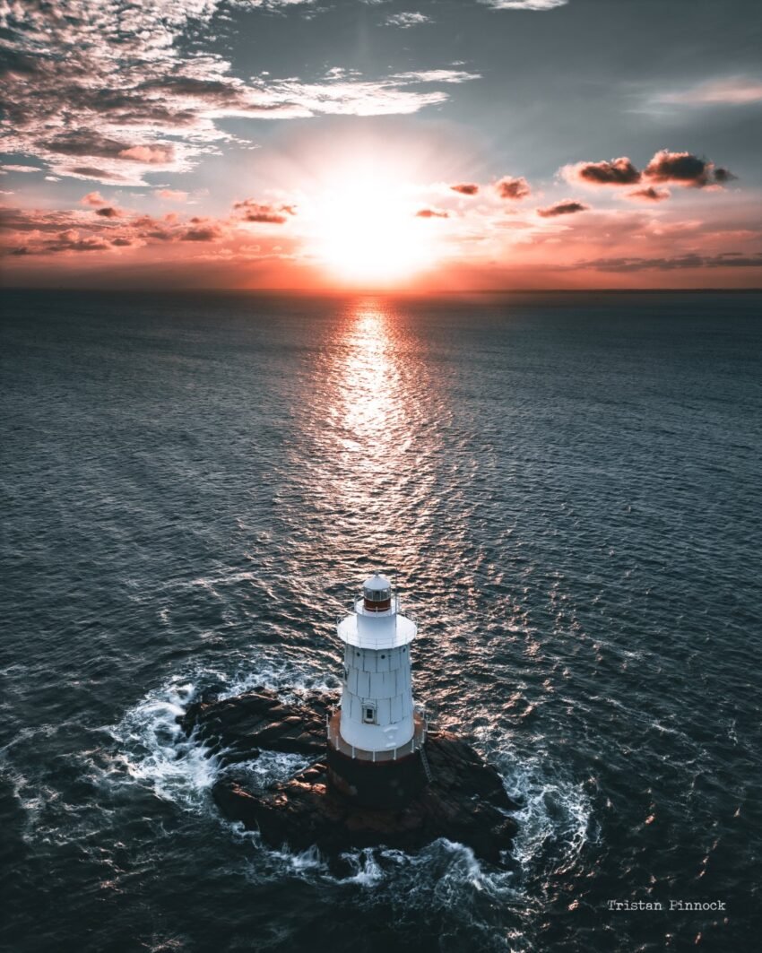Sakonnet Lighthouse sunset