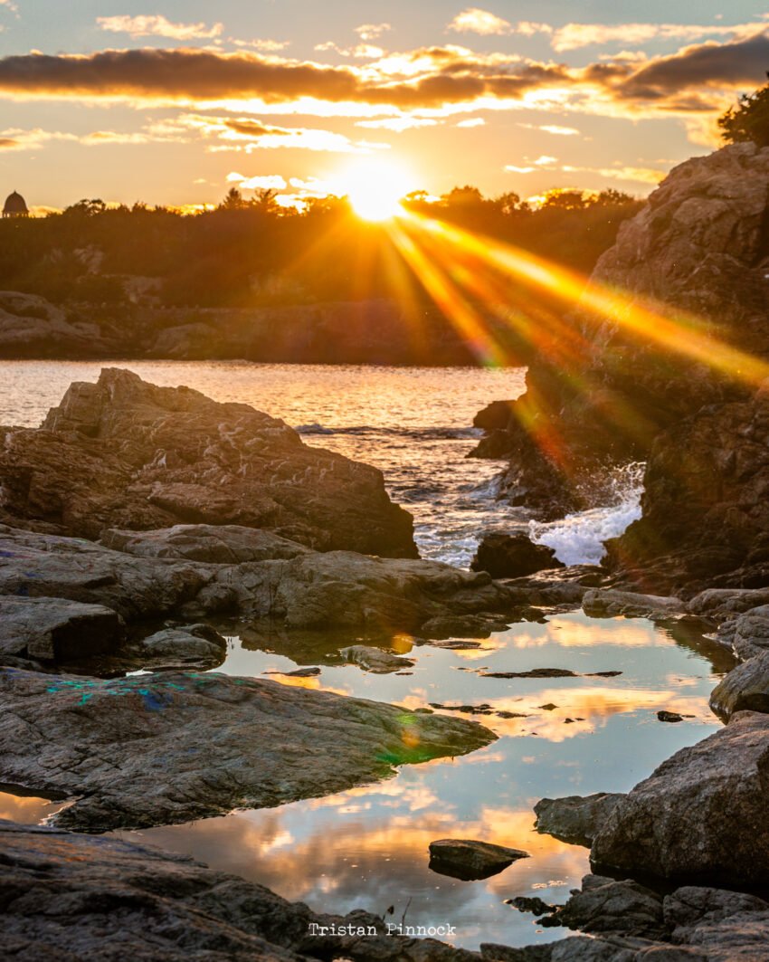 Fort Wetherhill Jamestown Sunset